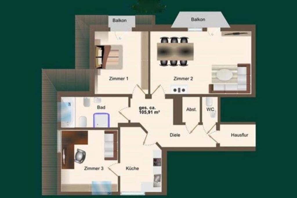 Apartment Meerzeit, Direkt Am
